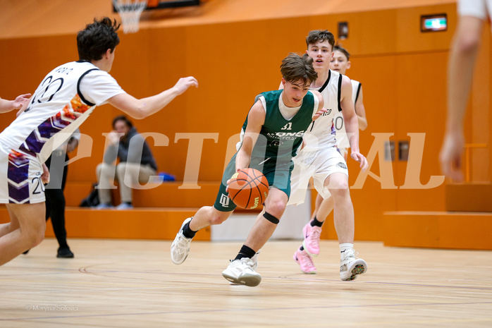 08.03.2025 Österreichischer Basketballverband 2024/25, SLMU16, Post SV Wien vs Dornbirn Lions