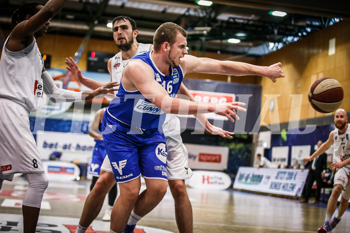 Basketball, bet-at-home Basketball Superliga 2020/21, Platzierungsrunde 9.Runde, Kapfenberg Bulls, Oberwart Gunners, Renato Poljak (16) Basketball, bet-at-home Basketball Superliga 2020/21, Platzierungsrunde 9.Runde, Kapfenberg Bulls, Oberwart Gunners, Renato Poljak (16)