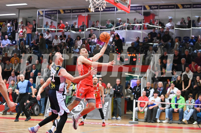 Basketball, Superliga 2024/25, Plazierungsrunde 5.Runde, Flyers Wels vs. Gmunden Swans,
