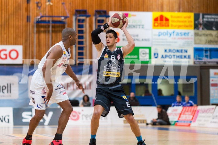 Basketball ABL 2015/16 Grunddurchgang 31.Runde Oberwart Gunners vs. Traiskirchen Lions