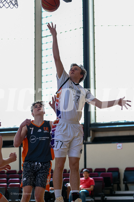 23.03.2025 Österreichischer Basketballverband 2024/25, SLMU16, Post SV Wien vs. Basket Dukes