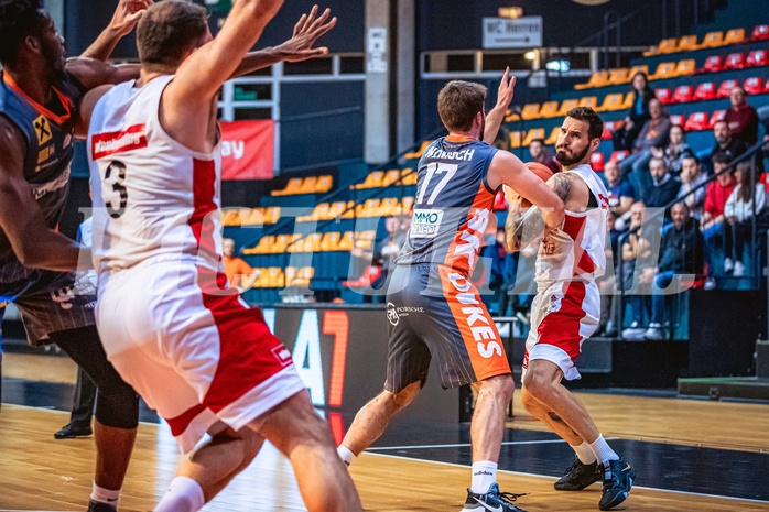 Basketball, Win2Day Superliga 2022/23, 2. Platzierungsrunde, BC Vienna, Klosterneuburg Dukes, Ivan Siriscevic (17)