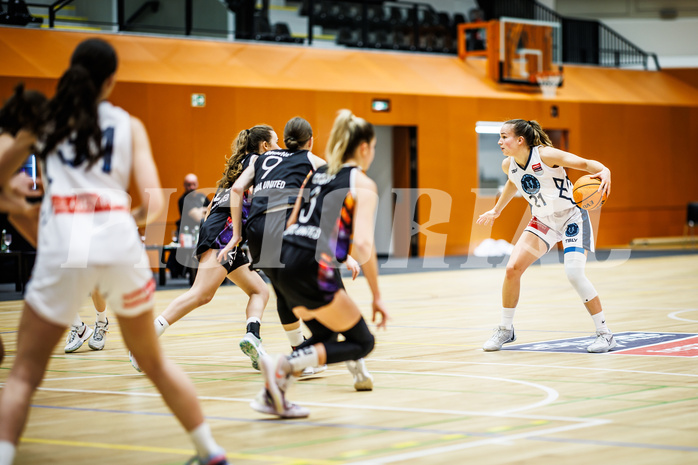 Basketball, Win2Day Basketball Damen Superliga 2023/24, Grunddurchgang 12.Runde, Vienna Timberwolves, Vienna United, Petra Pammer (21)
