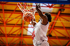 Basketball, win2day Basketball Superliga 2024/25, Grunddurchgang Runde 3, BBC Nord Dragonz, Flyers Wels, Rayshawn Mart (3)