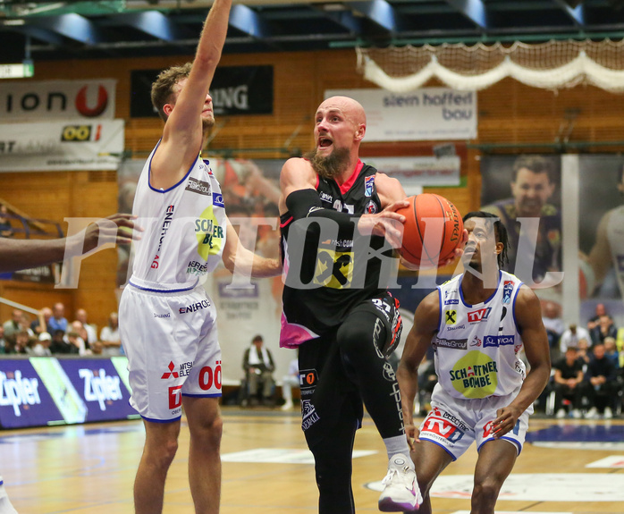 Basketball Superliga 2021/22, Grunddurchgang 1.Runde Gmunden Swans vs. Flyers Wels