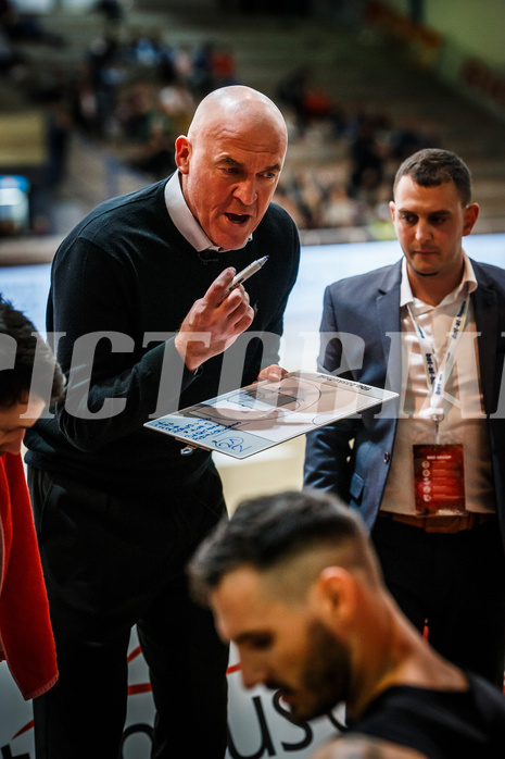 Basketball, bet-at-home Basketball Superliga 2021/22, Grunddurchgang Runde 4, Oberwart Gunners, BC GGMT Vienna, Aramis Naglic (Head Coach)
