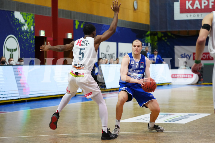 Basketball Superliga 2021/22, Grundduchgang 11.Runde , Kapfenberg Bulls vs. Oberwart