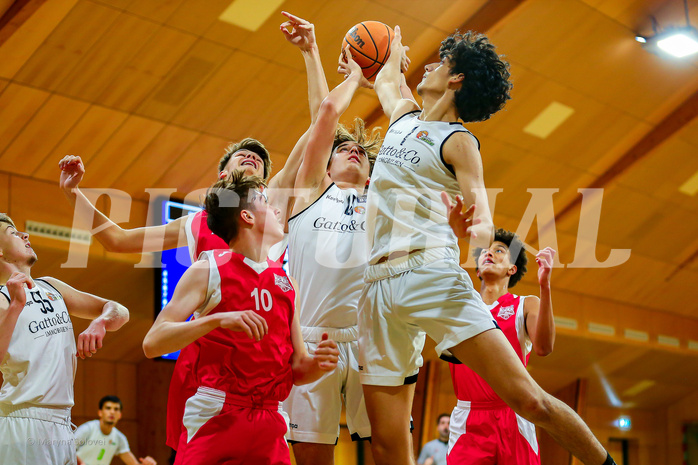 26.11.2024 Österreichischer Basketballverband 2024/25, SLMU19 Basket Flames vs. Mattersburg Rocks