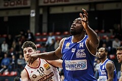 Basketball, ABL 2018/19, Playoff VF Spiel 3, Oberwart Gunners, BC Vienna, Christopher Tawiah (14)