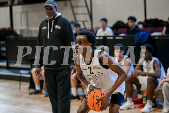 02.03.2025 Österreichischer Basketballverband 2024/25, SLMU16 Basket Flames WAT vs. FCN Baskets Wels