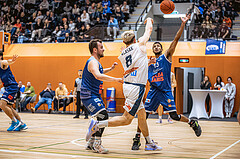 Basketball, Win2Day Superliga 2022/23, Grunddurchgang 10.Runde, Vienna Timberwolves, COLDAMARIS BBC Nord Dragonz, Elias Wlasak (8), Kyran Jordan Mc Clure (13)