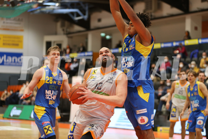 Basketball Superliga 2021/22, Grunddurchgang 14.Runde Klosterneuburg Dukes vs. SKN St. Pölten


