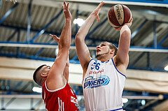 Basketball, Admiral Basketball Superliga 2019/20, Grunddurchgang 14.Runde, Oberwart Gunners, BC Vienna, Renato Poljak (16)