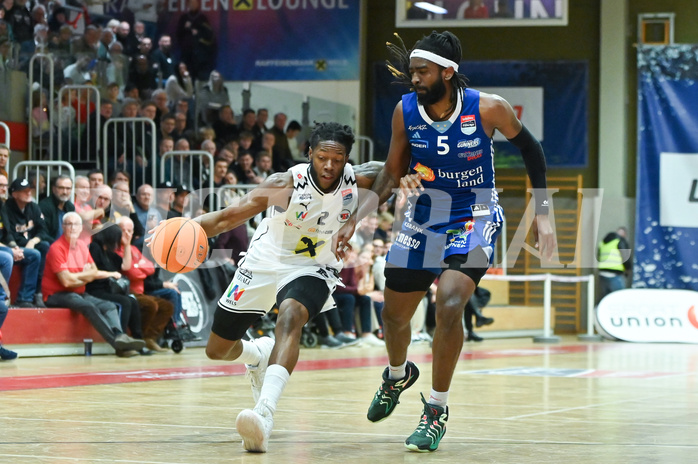 Basketball, Superliga 2024/25, Grunddurchgang 12.Runde, Flyers Wels vs. Oberwart Gunners,
