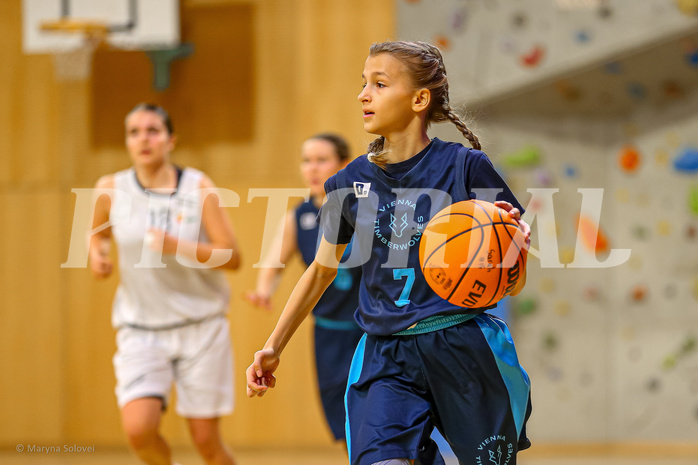 23.11.2024 Österreichischer Basketballverband 2024/25, SLWU14, Basket Flames UNION vs. Vienna Timberwolves

