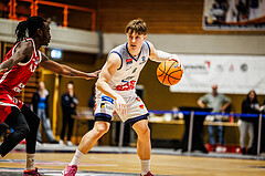 Basketball, win2day Basketball Superliga 2024/25, Grunddurchgang Runde 21, BBC Nord Dragonz, BC Vienna, Valentin Pasterk (6)