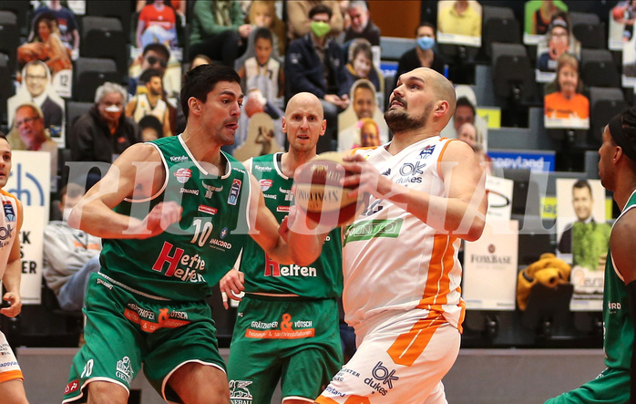 Basketball Superliga 2020/21, Grunddurchgang 15.Runde Klosterneuburg Dukes vs. Kapfenberg Bulls


