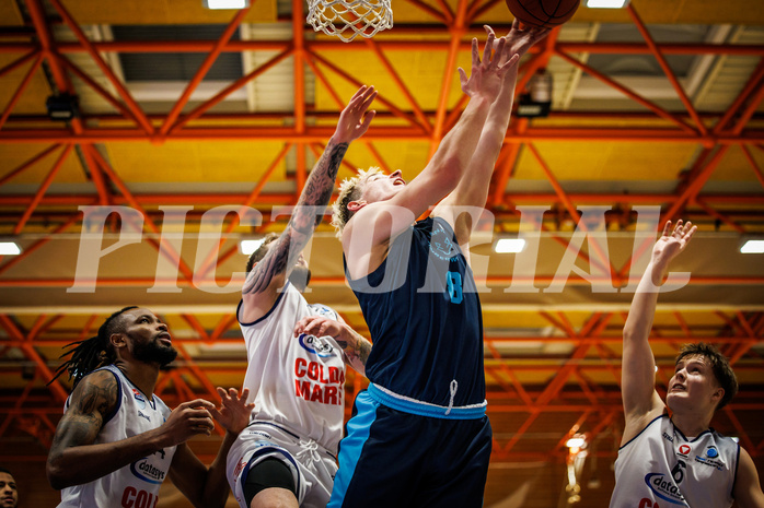 Basketball, win2day Basketball Superliga 2022/23, Grunddurchgang Runde 18, BBC Nord Dragonz, Vienna DC Timberwolves, Elias Wlasak (8)