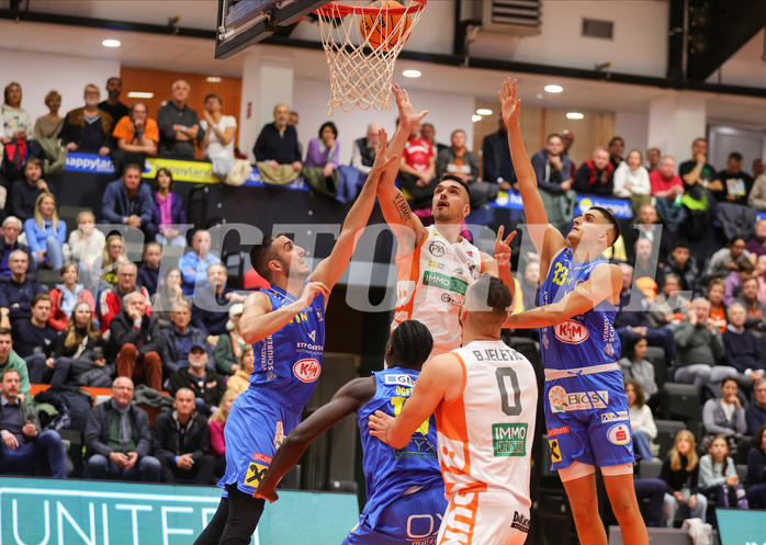 Basketball Superliga 2023/243, Grunddurchgang Spiel 8 Klosterneuburg Dukes vs. SKN St. Pölten


