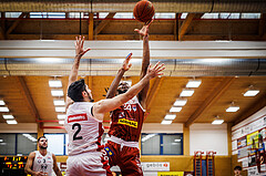 Basketball, win2day Basketball Superliga 2022/23, Grunddurchgang 1.Runde, Traiskirchen Lions, BC GGMT Vienna, Aristide Boya (24)