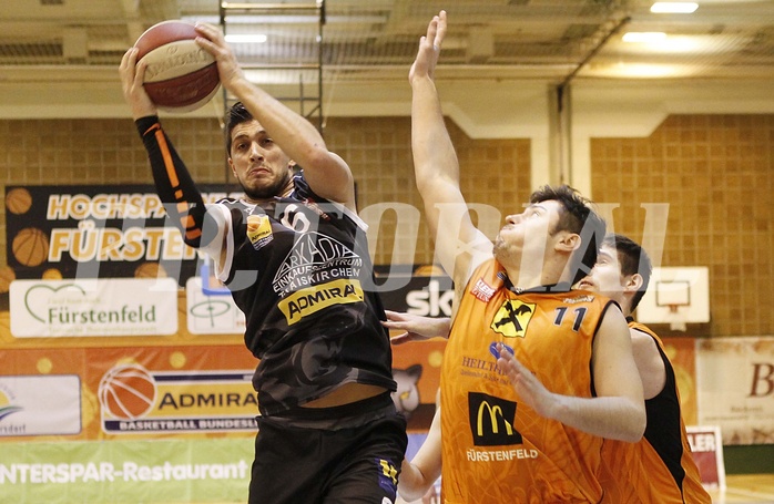 Basketball ABL 2015/16 Grunddurchgang 20.Runde  Fürstenfeld Panthers vs Traiskirchen Lions