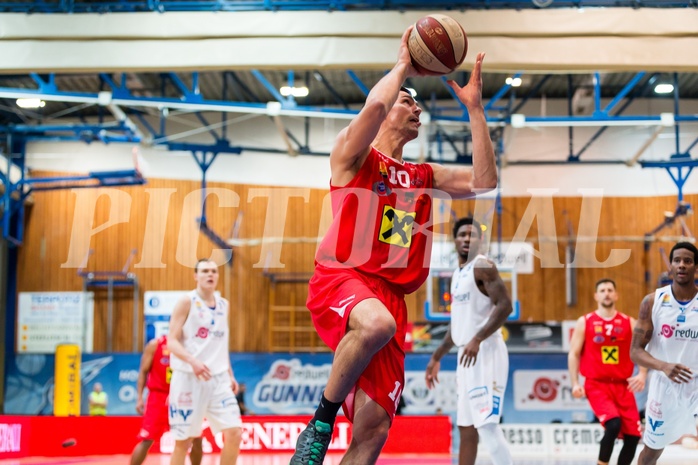 Basketball, ABL 2016/17, Grunddurchgang 21.Runde, Oberwart Gunners, WBC Wels, Dejan Cigoja (10)