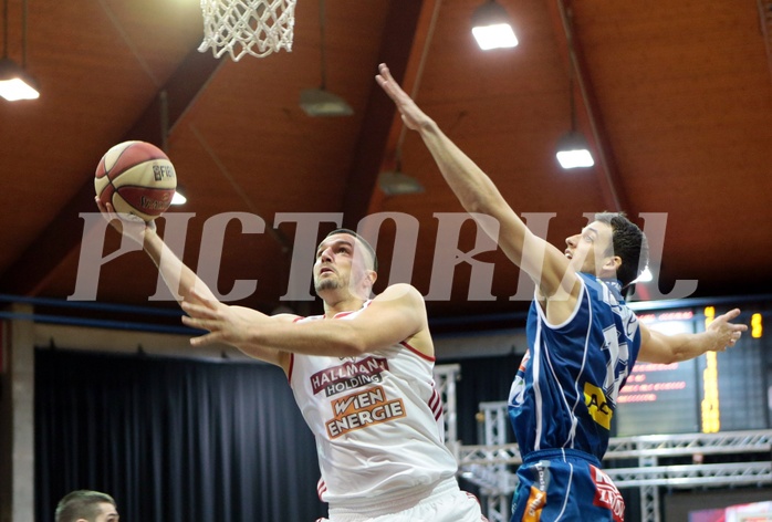24.02.2017 Basketball ABL 2016/17 Grunddurchgang 24. Runde bc Vienna vs Kapfenberg bulls