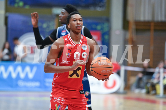 Basketball Superliga 2024/25, Playoff, Viertelfinale Spiel 1, Flyers Wels vs BBC Nord Dragonz,
