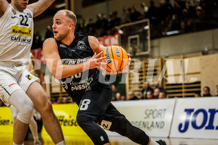 Basketball, Basketball Zweite Liga 2024/25, Grunddurchgang 13.Runde, Mattersburg Rocks, Güssing Blackbirds, Mate Horvath (18)