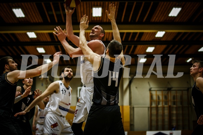 Basketball, 2.Bundesliga, Playoff VF Spiel 1, Mattersburg Rocks, Wörthersee Piraten, Corey HALETT (16)