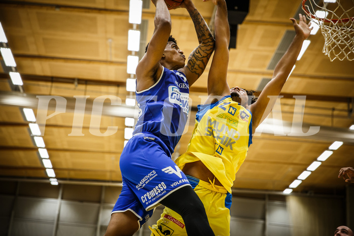 Basketball, bet-at-home Basketball Superliga 2021/22, Grunddurchgang 15.Runde, SKN St. Pölten Basketball, Oberwart Gunners, Rob Howard (5)