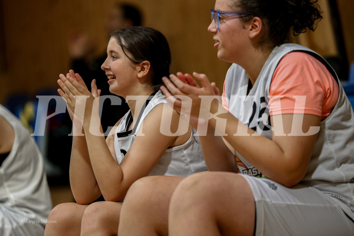 22.02.2025 Österreichischer Basketballverband 2024/25, SLWU14 Basket Flames UNION vs Basket Duchess