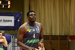Basketball Superliga 2020/21, Grunddurchgang 18. Runde Flyers Wels vs. Klosterneuburg Dukes, Amineye Lakoju (4),