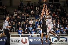 Basketball, ABL 2018/19, Grunddurchgang 19.Runde, Oberwart Gunners, Flyers Wels, Davor Lamesic (7)