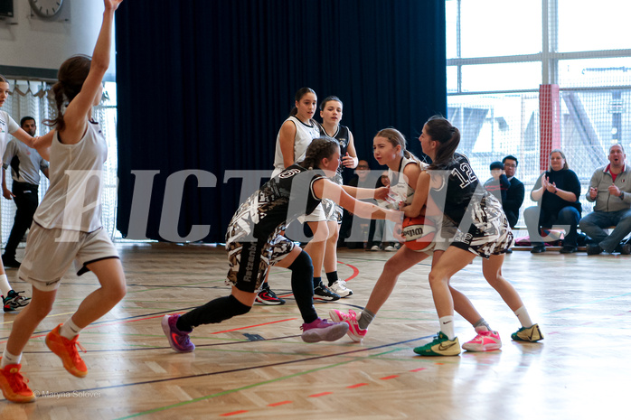 16.03.2025 Österreichischer Basketballverband 2024/25, SLWU14 Basket Flames UNION vs. VKL Vikings Swans
