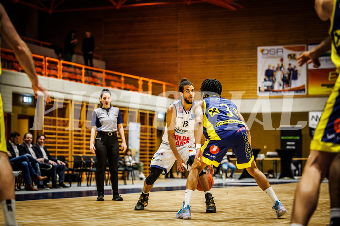 Basketball, win2day Basketball Superliga 2022/23, 4. Qualifikationsrunde, BBC Nord Dragonz, UBSC Graz, Kyran Jordan Mc Clure (13) Basketball, win2day Basketball Superliga 2022/23, 4. Qualifikationsrunde, BBC Nord Dragonz, UBSC Graz, Kyran Jordan Mc Clure (13)