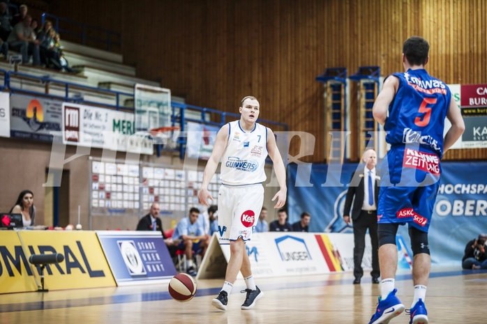 Basketball, ABL 2018/19, Grunddurchgang 7.Runde, Oberwart Gunners, Kapfenberg Bulls, Sebastian Käferle (7)