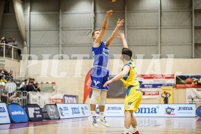 Basketball, Admiral Basketball Superliga 2019/20, Grunddurchgang 15.Runde, St. Pölten, Oberwart Gunners, Georg Wolf (10)