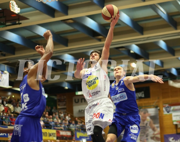 Basketball ABL 2017/18, Grunddurchgang 22.Runde Gmunden Swans vs. Oberwart Gunners