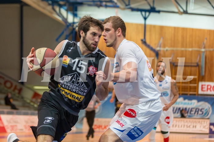Basketball, ABL 2017/18, Grunddurchgang 23.Runde, Oberwart Gunners, Traiskirchen Lions, Martin Maximilian Trmal (15)