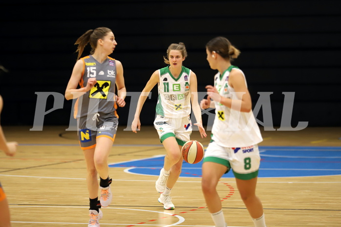 03.10.2021, Basketball Damen Superliga 2021/22, Grunddurchgang 3.Runde,  
UBI Graz vs. Klosterneuburg Duchess