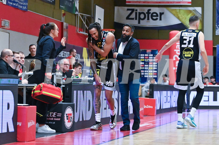 Basketball, Superliga 2024/25, Plazierungsrunde 5.Runde, Flyers Wels vs. Gmunden Swans,
