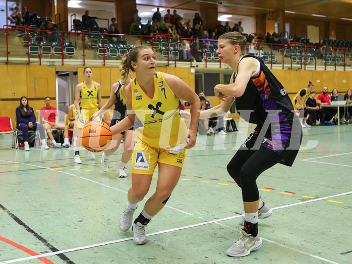 Basketball Damen Superliga 2023/24, Grunddurchgang 3.Runde Vienna United vs. SKN St.Pölten


