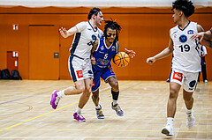 Basketball, Basketball Zweite Liga 2024/25, Grunddurchgang 21.Runde, Vienna Timberwolves, Kufstein Towers, Aytor Johnson Alberto (5)