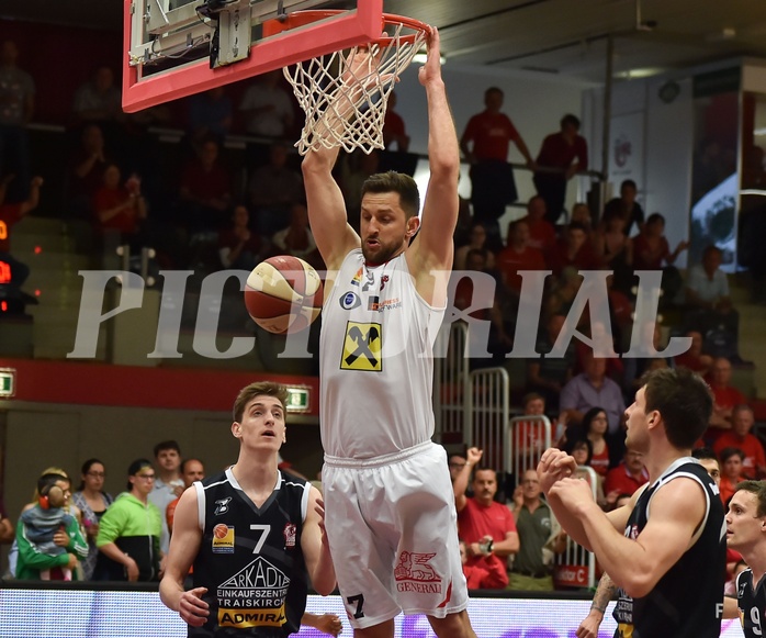 Basketball ABL 2015/16 Playoff Halbfinale Spiel 1 WBC Wels vs Traiskirchen Lions