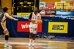 Basketball, win2day Basketball Superliga 2024/25, Playoff Viertelfinale 2. Spiel, Traiskirchen Lions, Klosterneuburg Dukes, Cedric Russell (0)