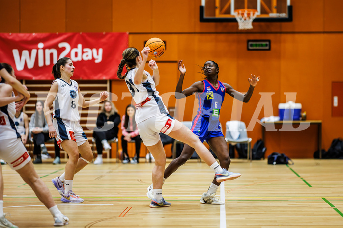 Basketball, Win2Day Basketball Damen Superliga 2024/25, Grunddurchgang 10.Runde, Vienna Timberwolves, UBSC DBBC Graz, Dierry Sow (6)