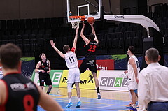 05.02.2023, Graz, Raiffeisen Sportpark Graz, Basketball Zweite Liga 2022/23, Grunddurchgang, Runde 15, Future Team Steiermark vs Mistelbach Mustangs 