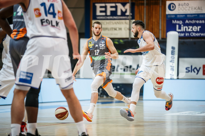 Basketball, bet-at-home Basketball Superliga 2020/21, Grunddurchgang 8. Runde, Oberwart Gunners, Klosterneuburg Dukes, Alex Laurent (17)