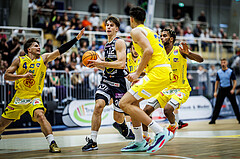 Basketball, Win2Day Superliga 2023/24, Grunddurchgang 4.Runde, SKN St. Pölten, Gmunden Swans, Jakob Lohr (12)